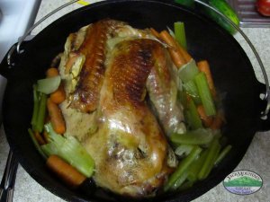 Dutch Oven Beer And Butter Turkey