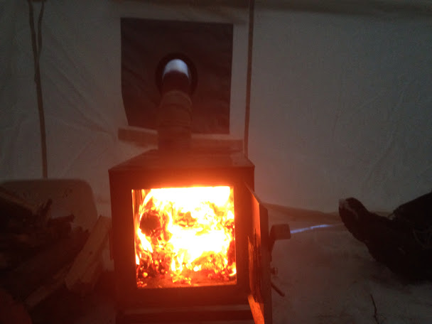 Hot Inside The Tent Stove