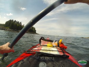 Kayaking on the Maine coast