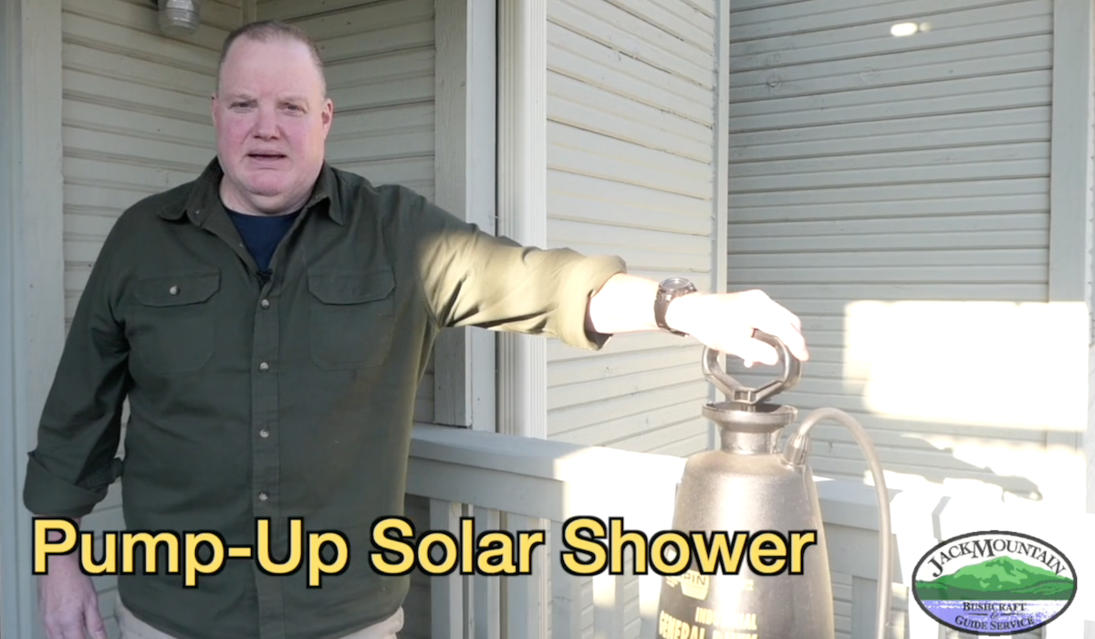 DIY Pump-Up Solar Shower