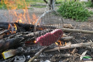 photo of the Aroostook River Guide Grill Basket