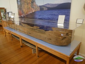 Dugout canoe found in Rust Pond