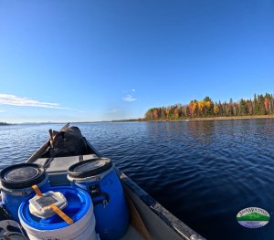 October morning on the Allagash Wilderness Waterway