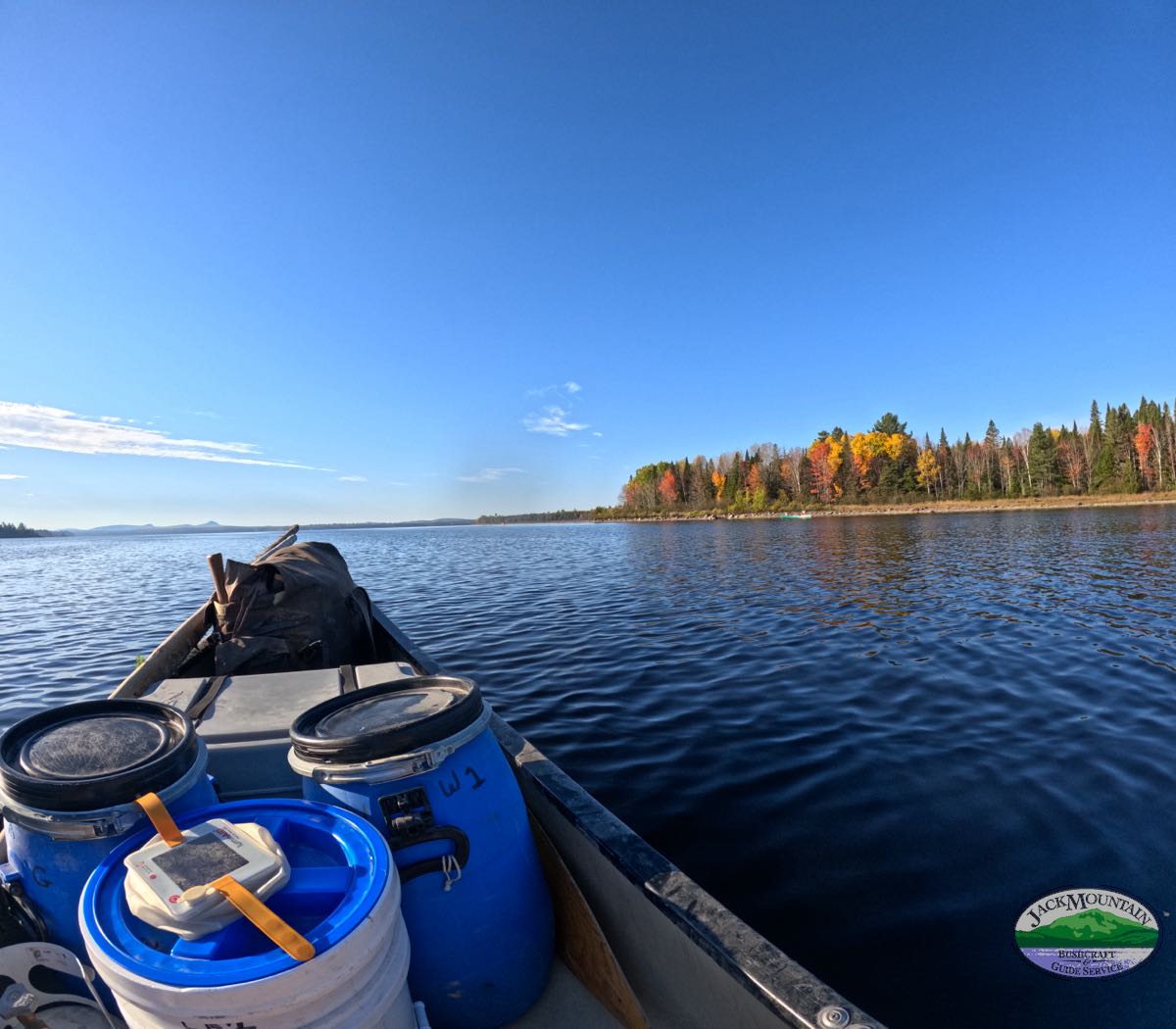 October morning on the Allagash Wilderness Waterway