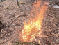 Fire on cold day as part of an exercise for being ready to warm clients up.