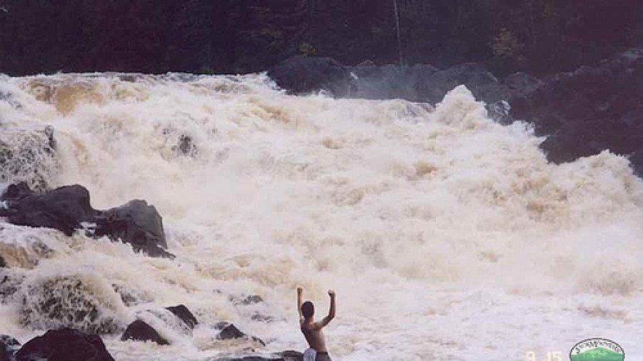 Allagash Falls At High Water