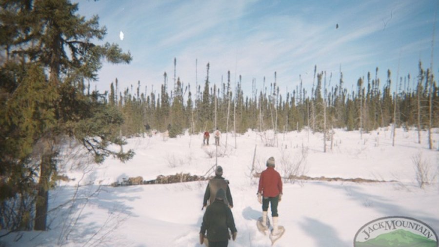 Leaving On A Snowshoe Expedition