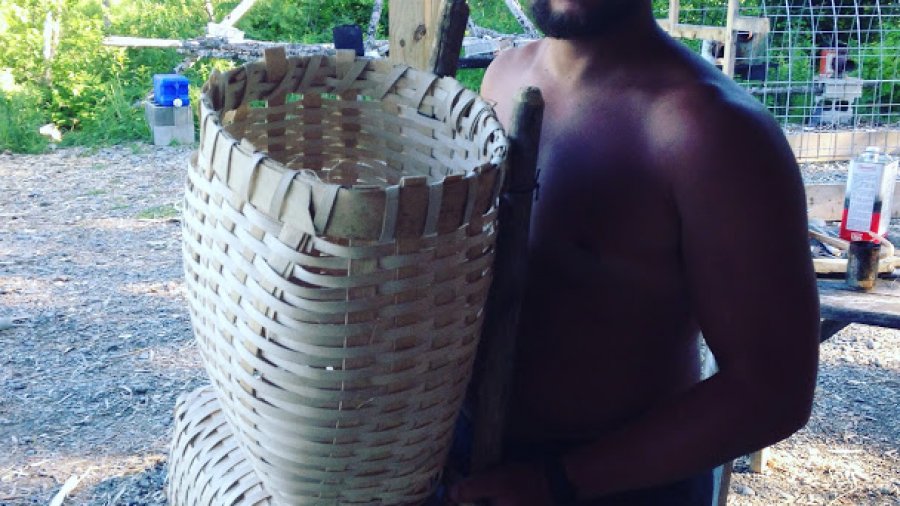 The Bowman PackBack: 2 pack baskets on a pack frame