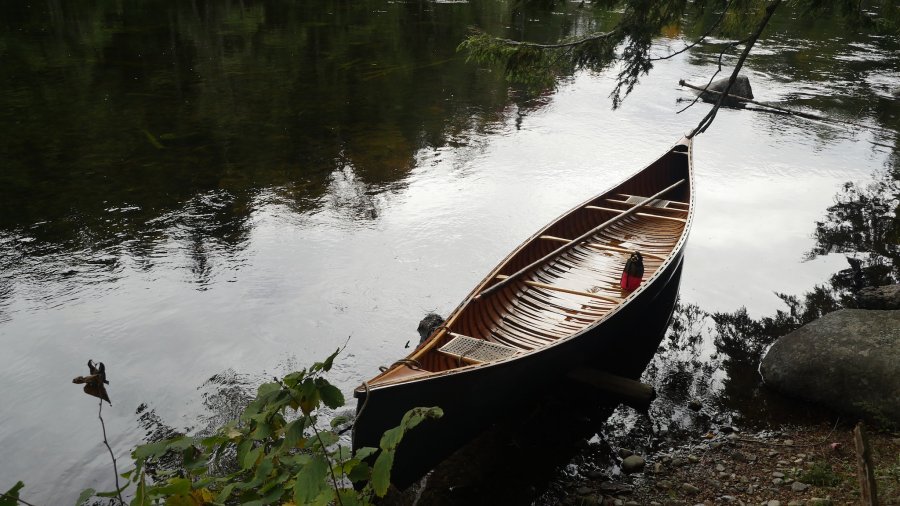 Canoe In The River