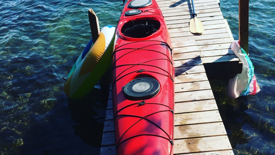 Sea Kayak Self-Rescue Practice