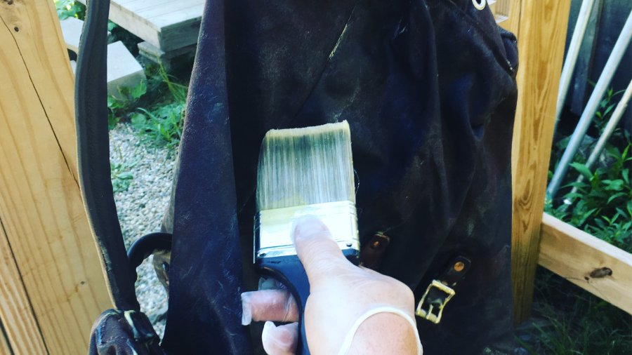 DIY Waxed Canvas Pack