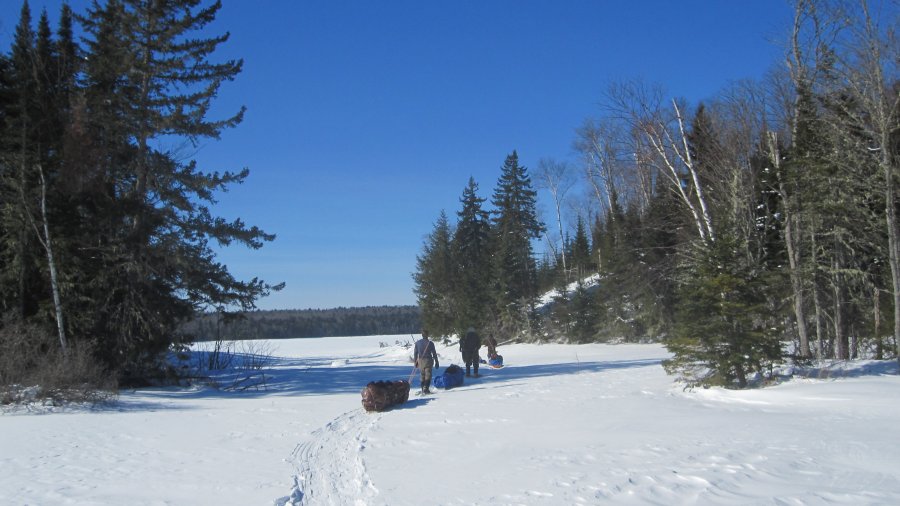 Snowshoeing Across The Crown Of Maine