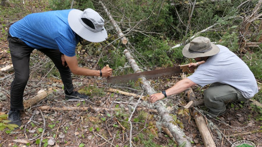 Finishing A Great Week On The Summer Woodsman Course