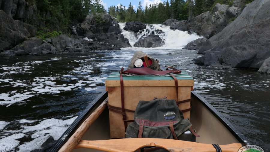 Scenic view of Allagash Falls