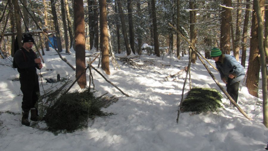 Mini Documentary On The Friluftsliv Forest Program Students Taking Part In An Open Fire Winter Overnight
