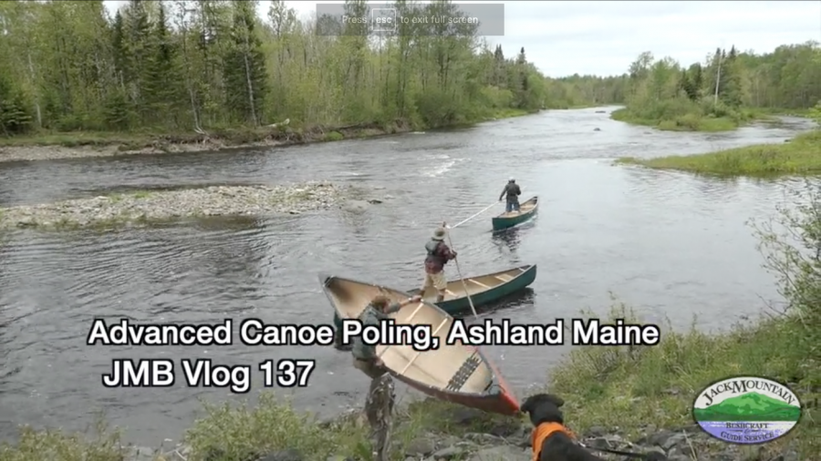 Jack Mountain Bushcraft Vlog 137 | Advanced Canoe Poling