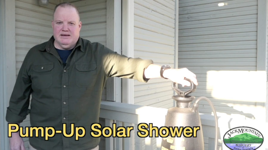 DIY Pump-Up Solar Shower