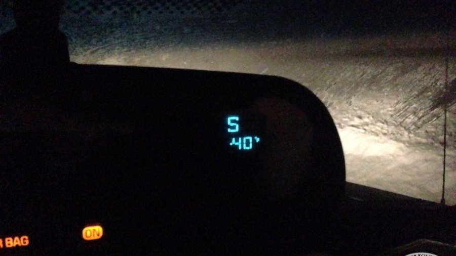 Forty below zero is where the F and C temperature scales cross. And it is wicked cold.