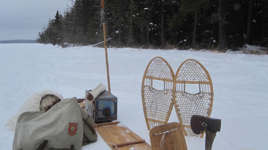 Traditional gear for a life in the boreal forest in winter.