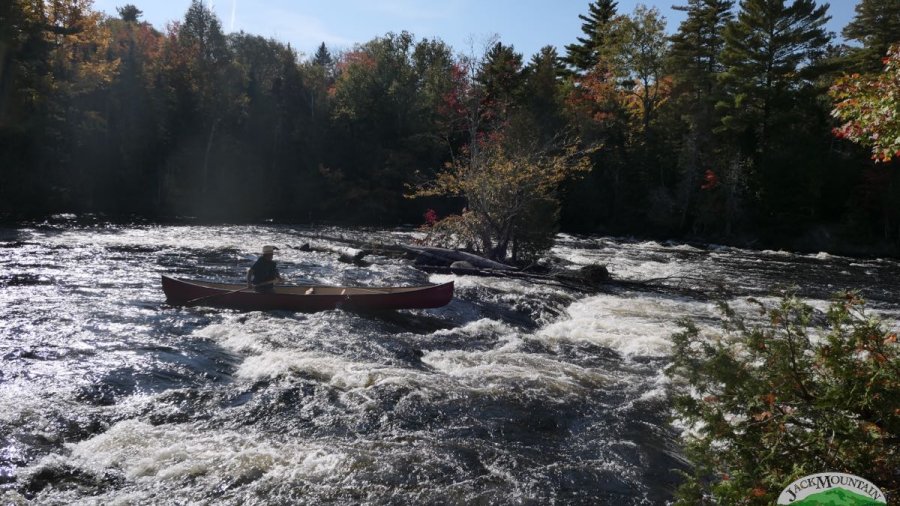 Running the ledges at Little Falls on the St. Croix.