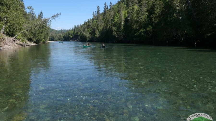 clear waters of the Bonaventure river