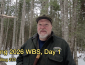 JMB Vlog episode 213 cover photo, Tim in the snowy woods