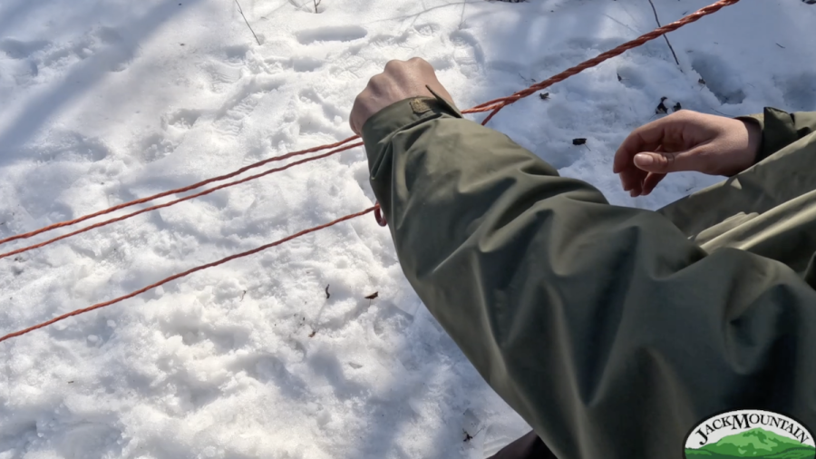 Making a 3-ply rope