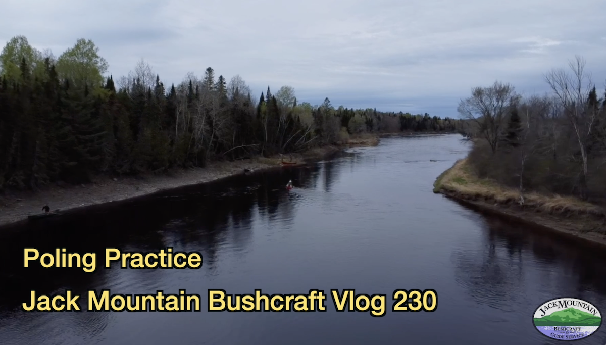 Aerial photo over the Aroostook river